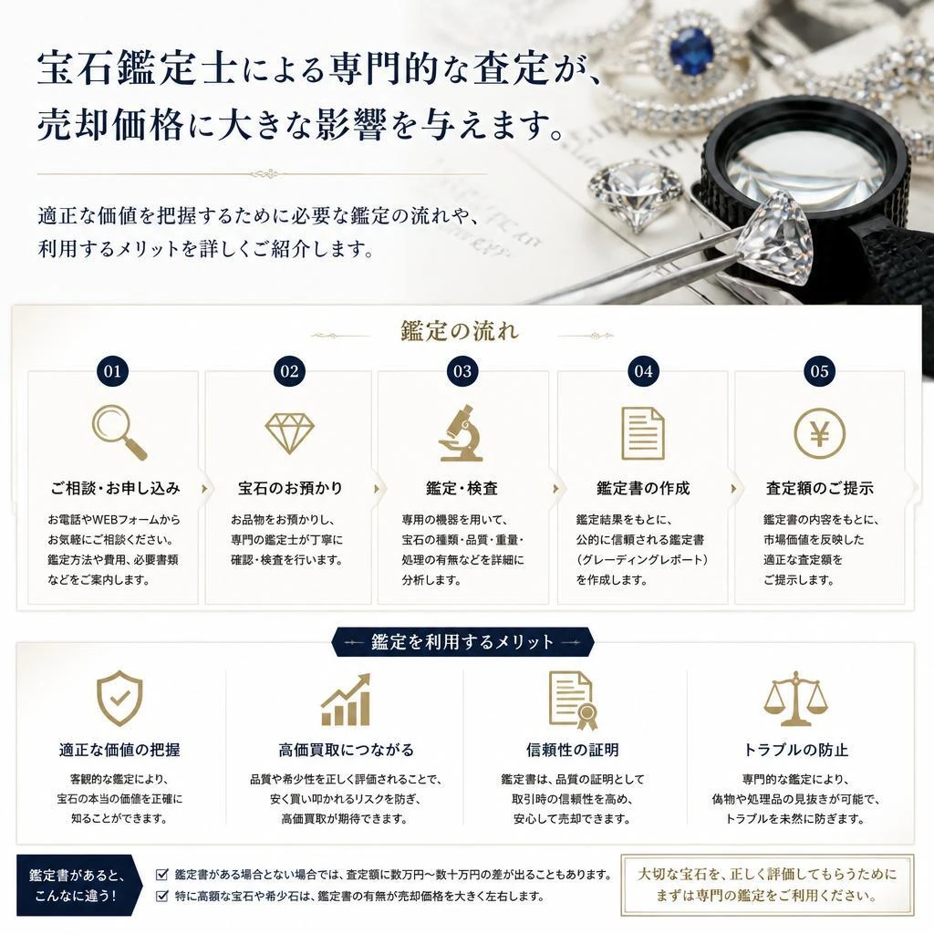 プロによる宝石鑑定の重要性