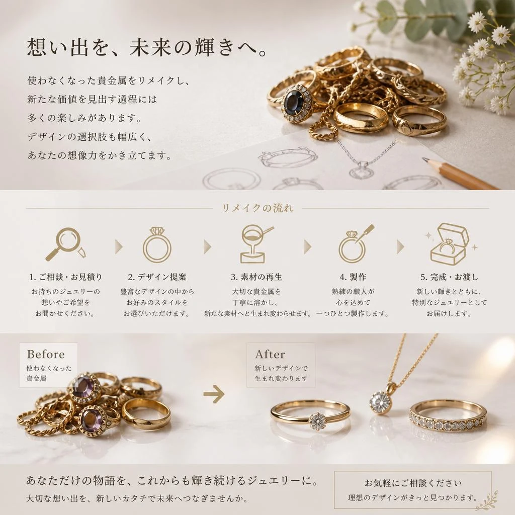 2. 貴金属リメイクの可能性