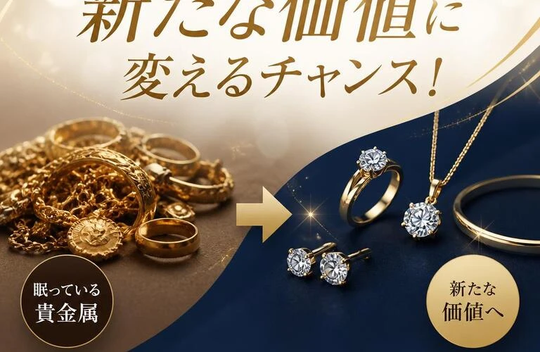 眠っている貴金属を新たな価値に変えるチャンス！