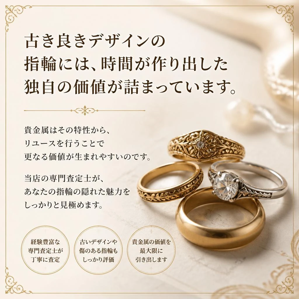 貴金属指輪の価値