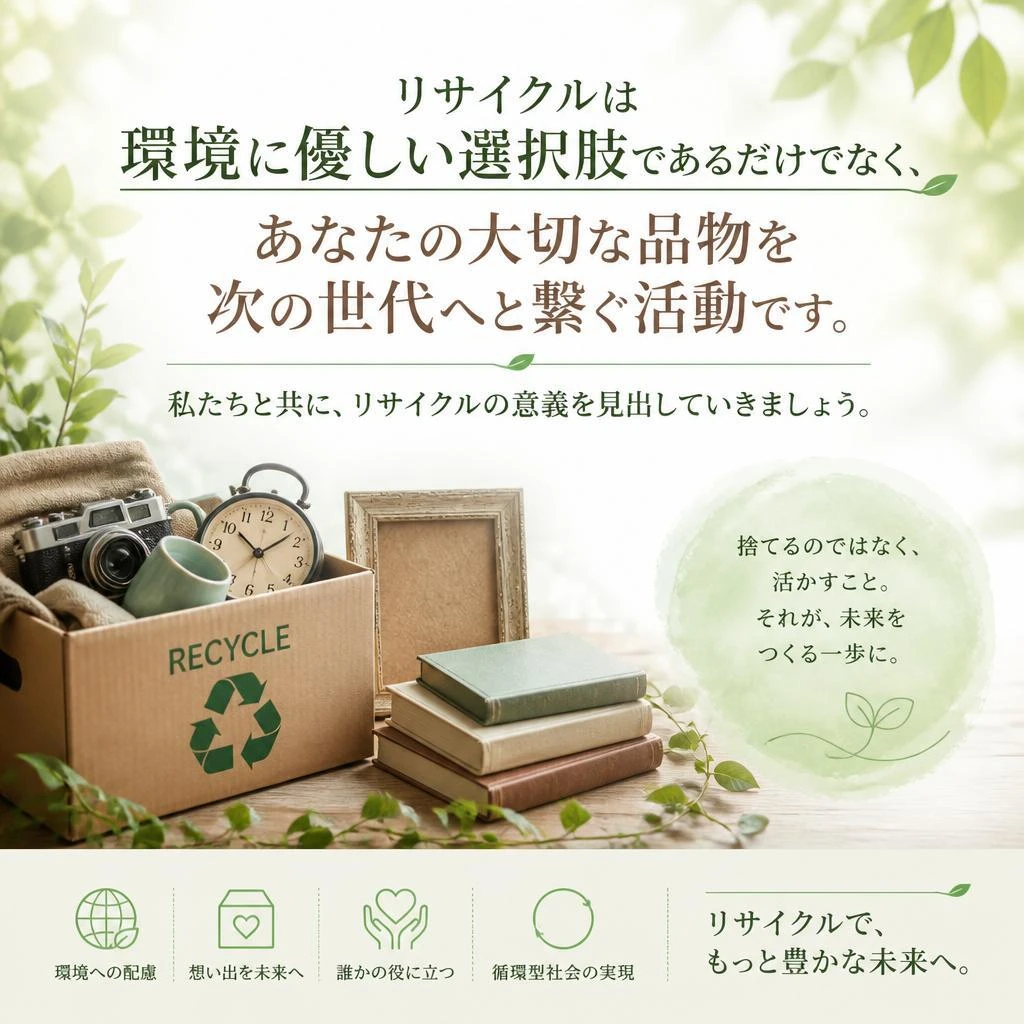 仲間となることの喜び - リサイクルの意義