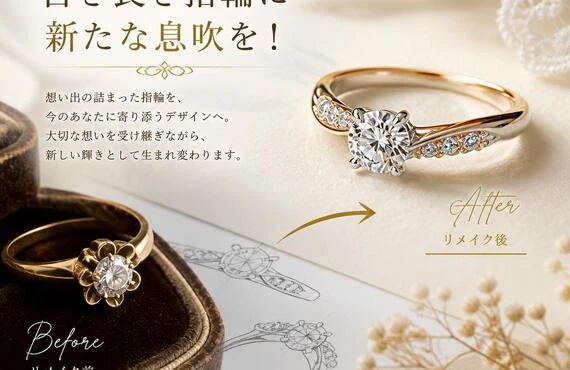 古き良き指輪に新たな息吹を！