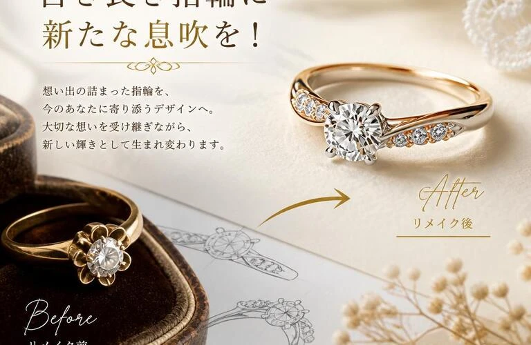 古き良き指輪に新たな息吹を！