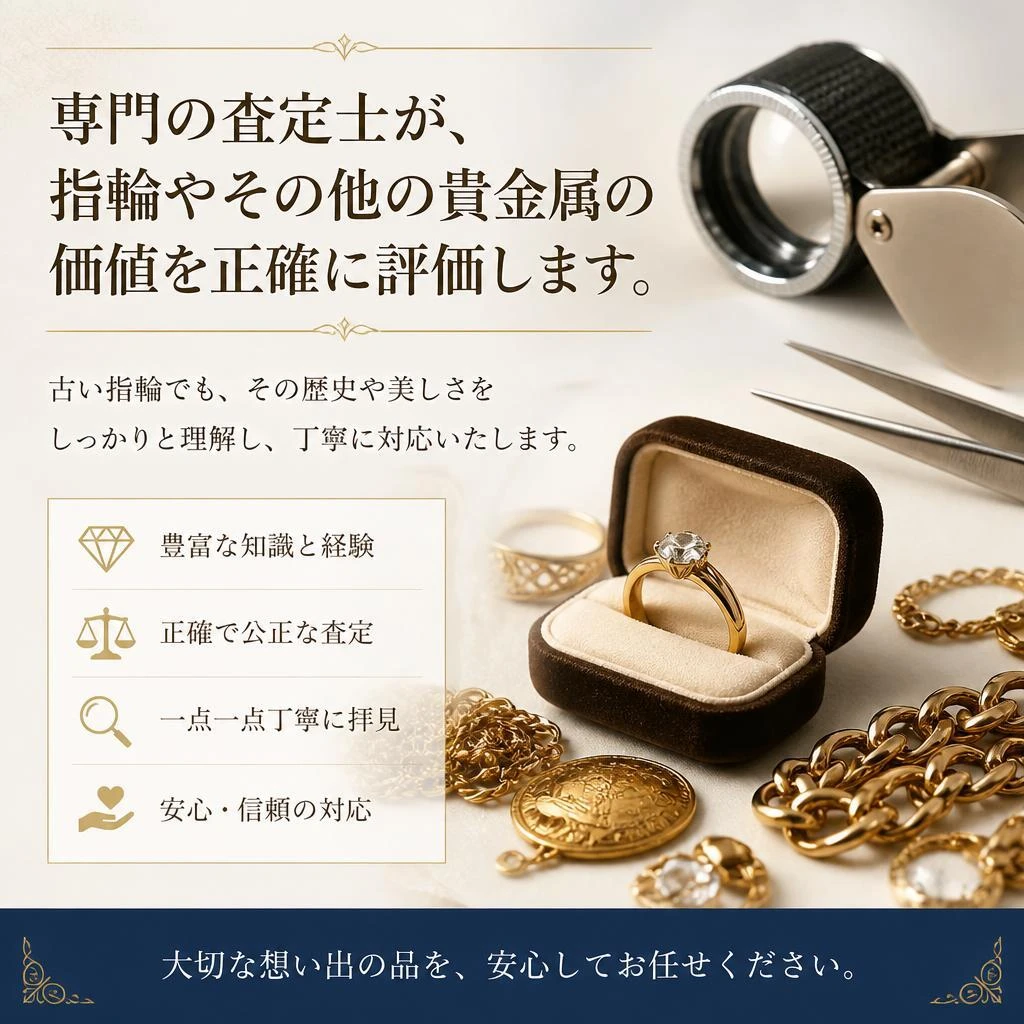 お品物の価値を見極める
