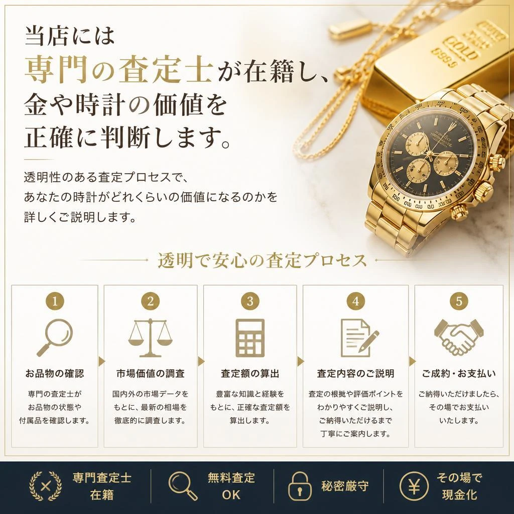 専門知識による安心の査定