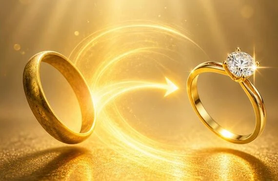 金の指輪が新たな価値に生まれ変わる！