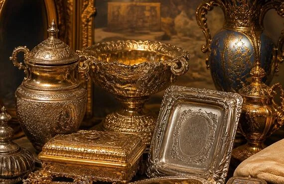 貴金属を新たな価値に変えるアンティーク美術品の取り扱い強化中！